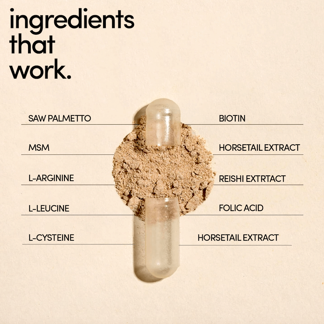 Tent London hair supplement ingredients