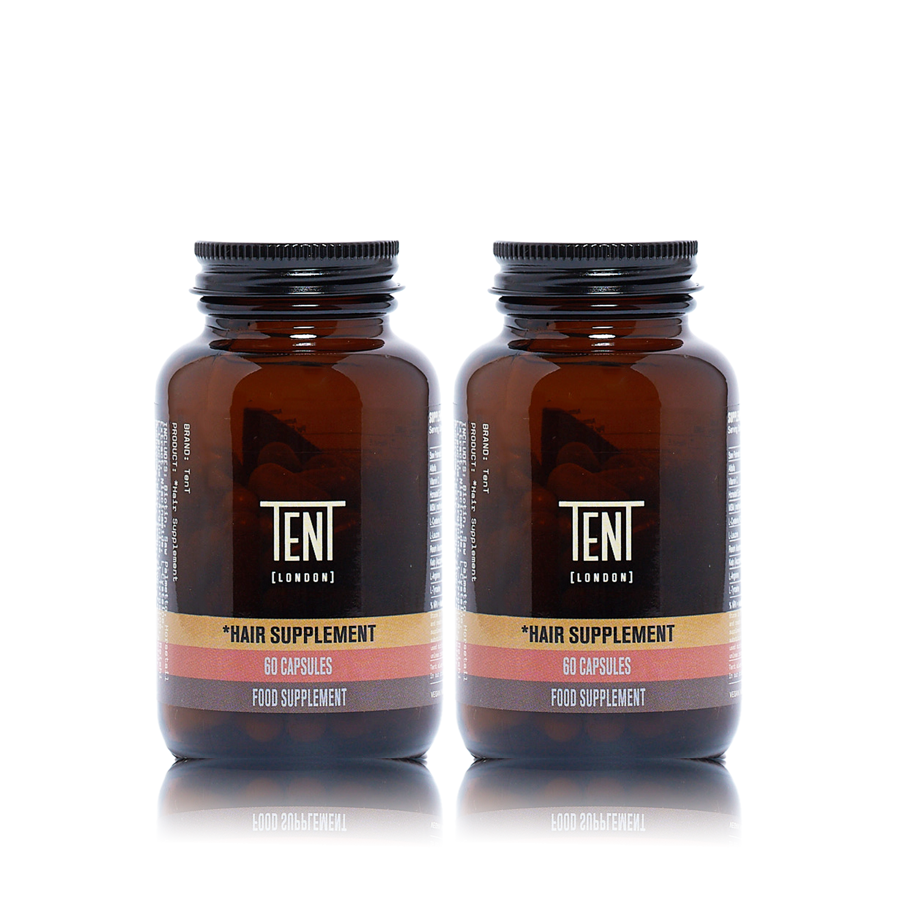 2 PACK HAIR-SUPPLEMENT TenT London