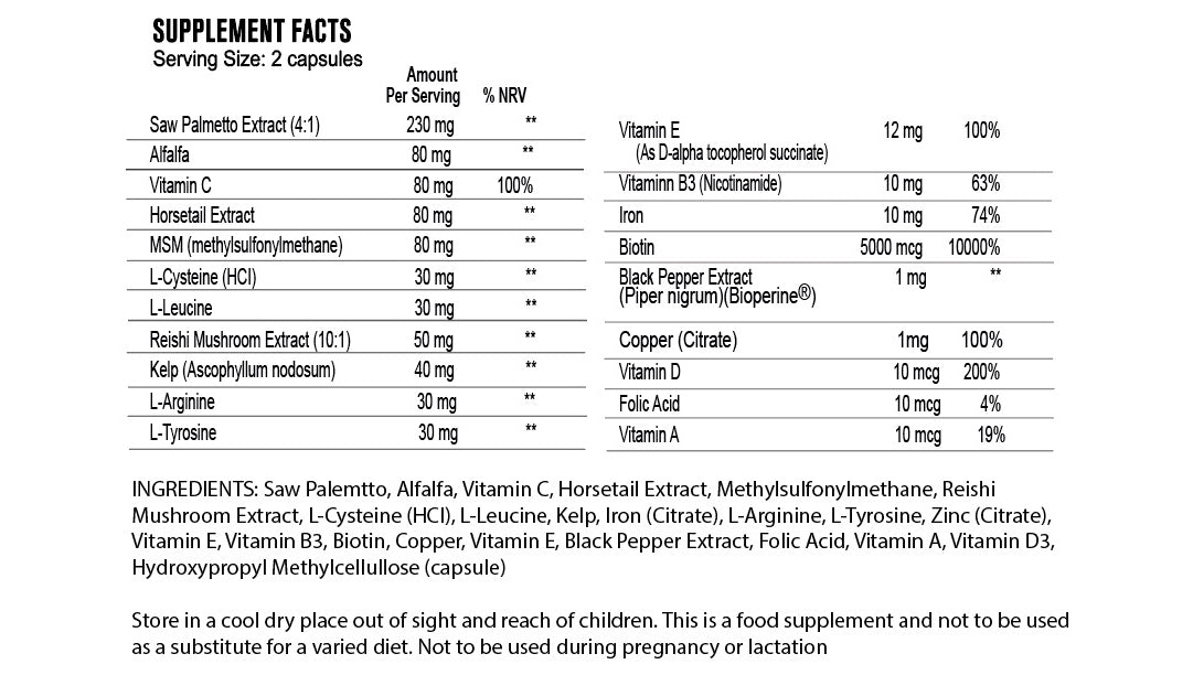 2 PACK HAIR-SUPPLEMENT